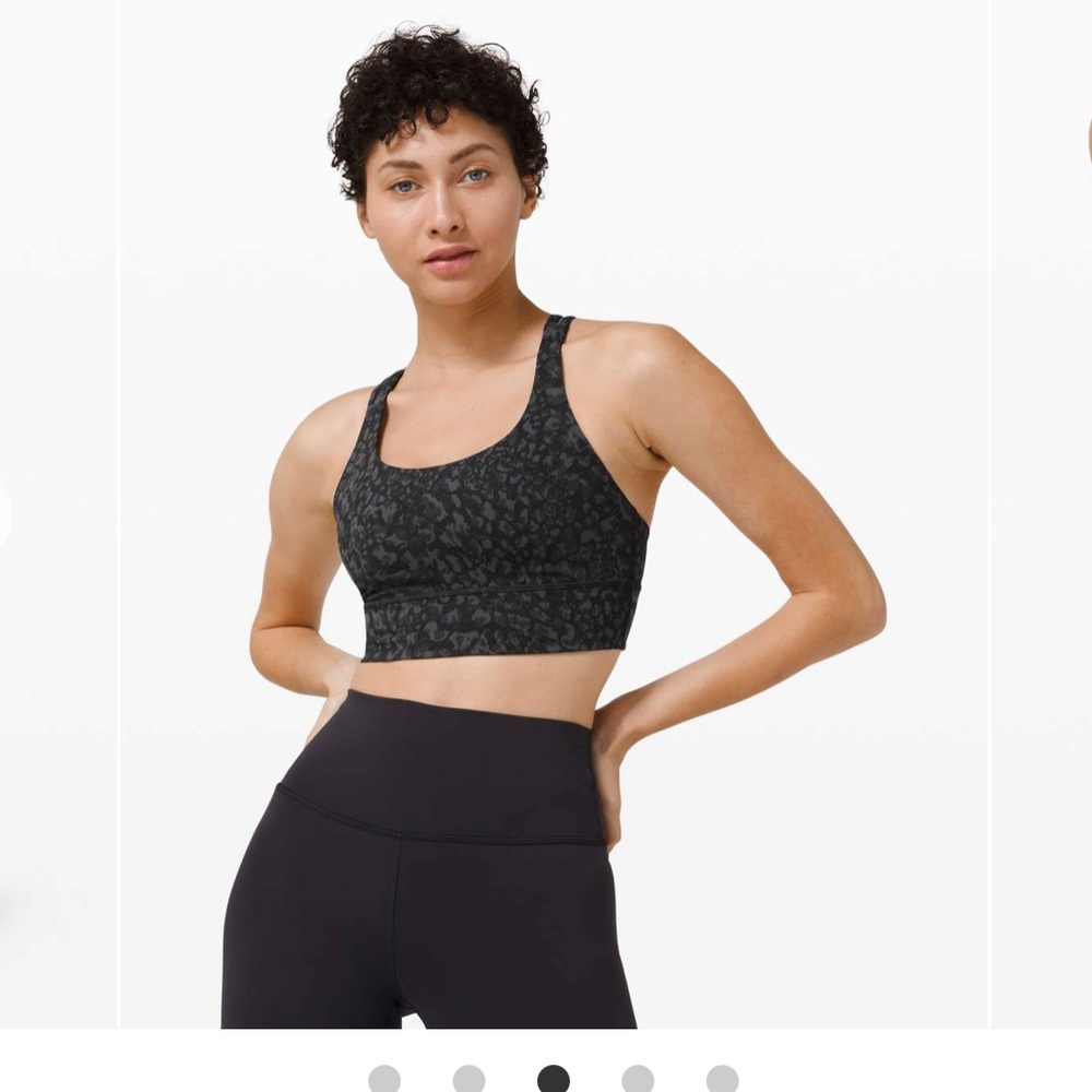 lululemon Energy Bra Long line Wild Thing Camo Size 6